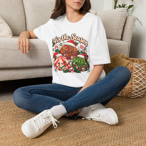 ’Tis the Season Christmas Nurse Dumplings T-Shirt | Cute Squishy Style
