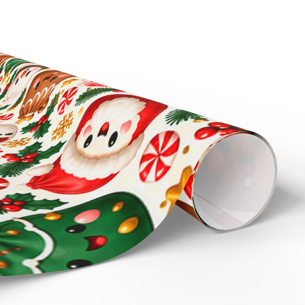 Christmas Squishy Dumpling Gift Wrap - Holiday Wrapping Paper