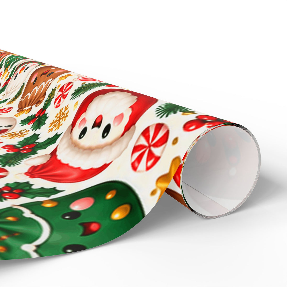 Christmas Squishy Dumpling Gift Wrap - Holiday Wrapping Paper