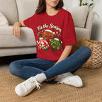 ’Tis the Season Christmas Nurse Dumplings T-Shirt | Cute Squishy Style